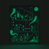 Art Print (GID): Hip Hop Haunted House
