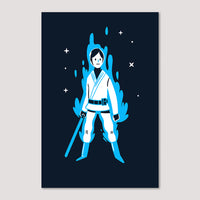 Mini Print (Screenprint): Luke Skywalker