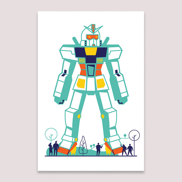 Print (Screenprint): Gundam