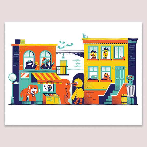 Art Print (Screenprint): Fun Street